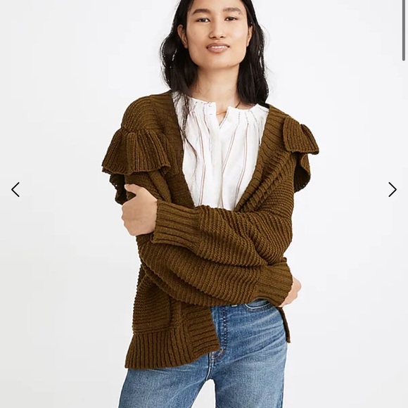 Madewell Ruffle Cardigan - Picture 6 of 9